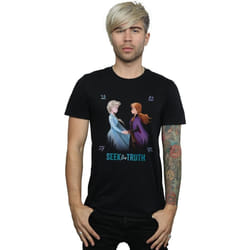 Disney - T-shirt FROZEN SEEK THE TRUTH - Homme (Noir)