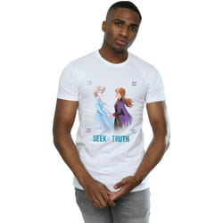 Disney - T-shirt FROZEN SEEK THE TRUTH - Homme (Blanc)