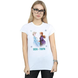 Disney - T-shirt FROZEN SEEK THE TRUTH - Femme (Blanc)