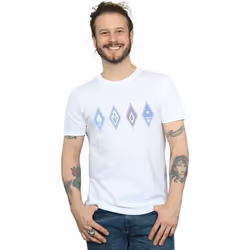 Disney - T-shirt FROZEN - Homme (Blanc)