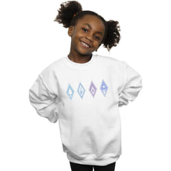 Disney - Sweat FROZEN - Fille (Blanc)