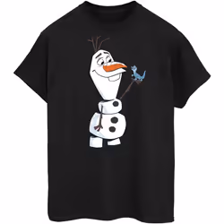 Disney - T-shirt FROZEN - Femme (Noir)