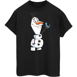 Disney - T-shirt FROZEN - Femme (Noir)