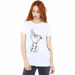 Disney - T-shirt FROZEN - Femme (Blanc)