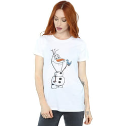 Disney - T-shirt FROZEN - Femme (Blanc)