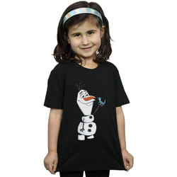 Disney - T-shirt FROZEN - Fille (Noir)