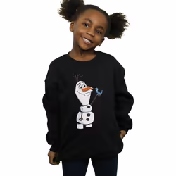 Disney - Sweat FROZEN - Fille (Noir)