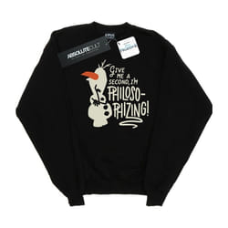 Disney - Sweat FROZEN PHILOSOPHIZING - Garçon (Noir)