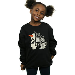 Disney - Sweat FROZEN PHILOSOPHIZING - Fille (Noir)