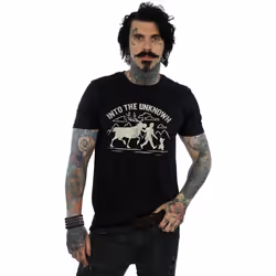 Disney - T-shirt FROZEN INTO THE UNKNOWN - Homme (Noir)