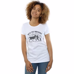 Disney - T-shirt FROZEN INTO THE UNKNOWN - Femme (Blanc)
