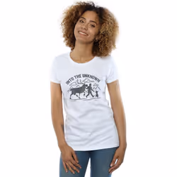 Disney - T-shirt FROZEN INTO THE UNKNOWN - Femme (Blanc)