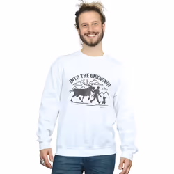 Disney - Sweat FROZEN INTO THE UNKNOWN - Homme (Blanc)