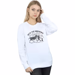 Disney - Sweat FROZEN INTO THE UNKNOWN - Femme (Blanc)