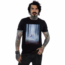 Disney - T-shirt FROZEN - Homme (Noir)