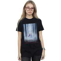 Disney - T-shirt FROZEN - Femme (Noir)