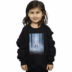 Disney - Sweat FROZEN - Fille (Noir)