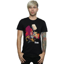 Marvel - T-shirt THE MIGHTY THOR MJOLNIR - Homme (Noir)
