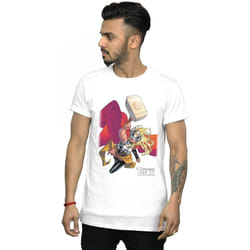 Marvel - T-shirt THE MIGHTY THOR MJOLNIR - Homme (Blanc)