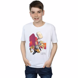 Marvel - T-shirt THE MIGHTY THOR MJOLNIR - Garçon (Blanc)