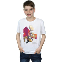 Marvel - T-shirt THE MIGHTY THOR MJOLNIR - Garçon (Blanc)