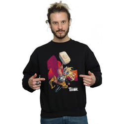 Marvel - Sweat THE MIGHTY THOR MJOLNIR - Homme (Noir)