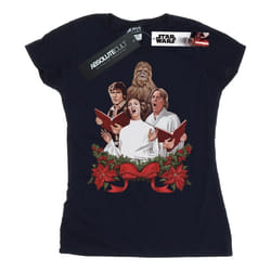 Star Wars - T-shirt CHRISTMAS CAROLS - Femme (Bleu marine)
