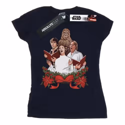 Star Wars - T-shirt CHRISTMAS CAROLS - Femme (Bleu marine)