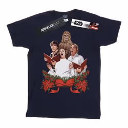 Star Wars - T-shirt CHRISTMAS CAROLS - Femme (Bleu marine)