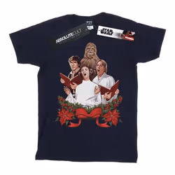 Star Wars - T-shirt CHRISTMAS CAROLS - Femme (Bleu marine)
