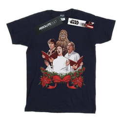 Star Wars - T-shirt CHRISTMAS CAROLS - Femme (Bleu marine)