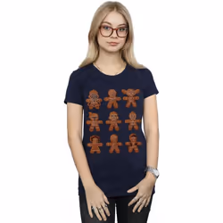 Star Wars - T-shirt - Femme (Bleu marine)