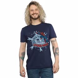 Marvel - T-shirt - Homme (Bleu marine)