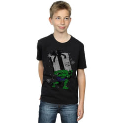 Marvel - T-shirt - Garçon (Noir)