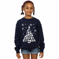 Star Wars - Sweat - Fille (Bleu marine)