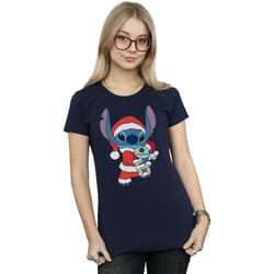 Disney - T-shirt - Femme (Bleu marine)