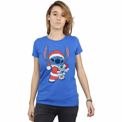 Disney - T-shirt - Femme (Bleu roi)