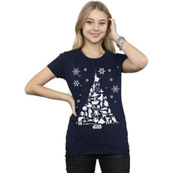 Star Wars - T-shirt - Femme (Bleu marine)