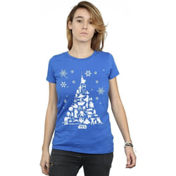 Star Wars - T-shirt - Femme (Bleu roi)