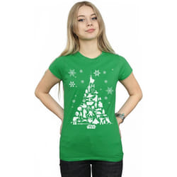 Star Wars - T-shirt - Femme (Vert vif)