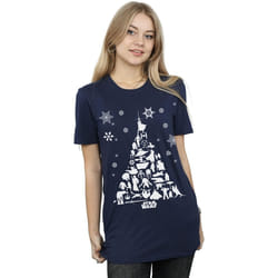 Star Wars - T-shirt - Femme (Bleu marine)