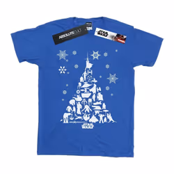 Star Wars - T-shirt - Femme (Bleu roi)