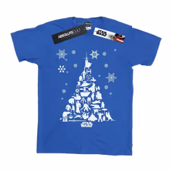 Star Wars - T-shirt - Femme (Bleu roi)