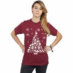 Star Wars - T-shirt - Femme (Bordeaux)