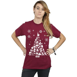 Star Wars - T-shirt - Femme (Bordeaux)