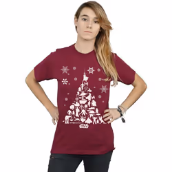 Star Wars - T-shirt - Femme (Bordeaux)