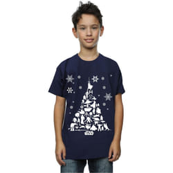 Star Wars - T-shirt - Garçon (Bleu marine)