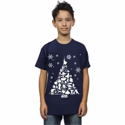 Star Wars - T-shirt - Garçon (Bleu marine)