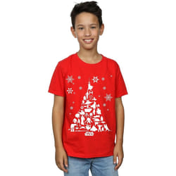 Star Wars - T-shirt - Garçon (Rouge)