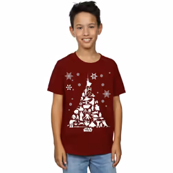 Star Wars - T-shirt - Garçon (Bordeaux)